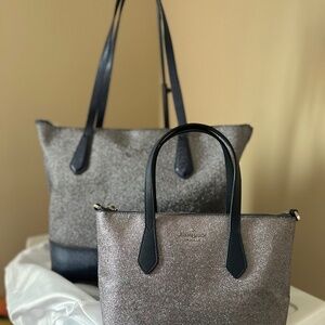 Kate Spade Glitter Saffiano Leather Purses